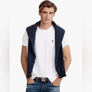 POLO RALPH LAUREN Men's Classic Fit Soft Cotton T-Shirt | WHITE | MEDIUM